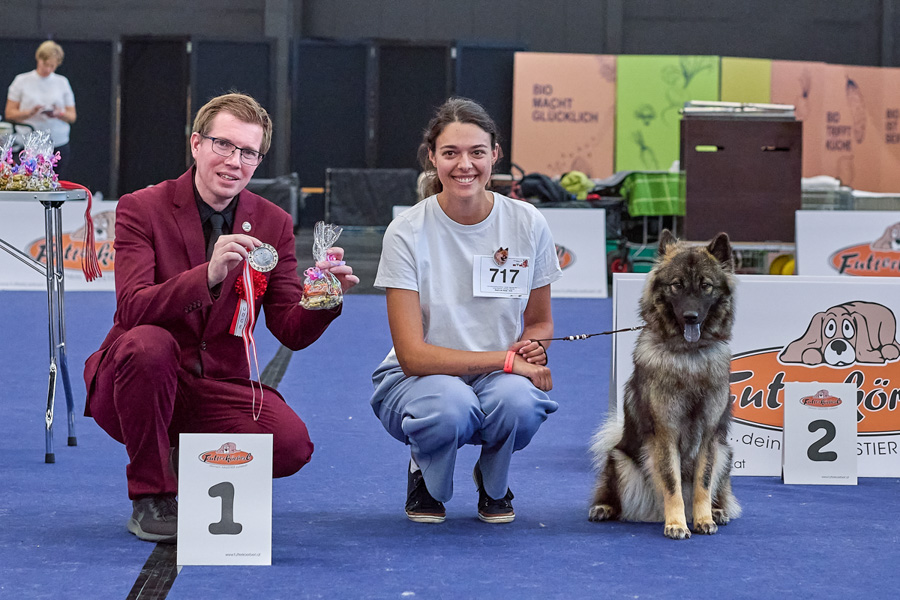 Hündin Zwischenklasse 1. Platz