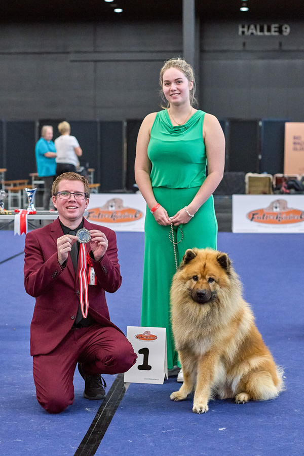 Rüde Championklasse 1. Platz