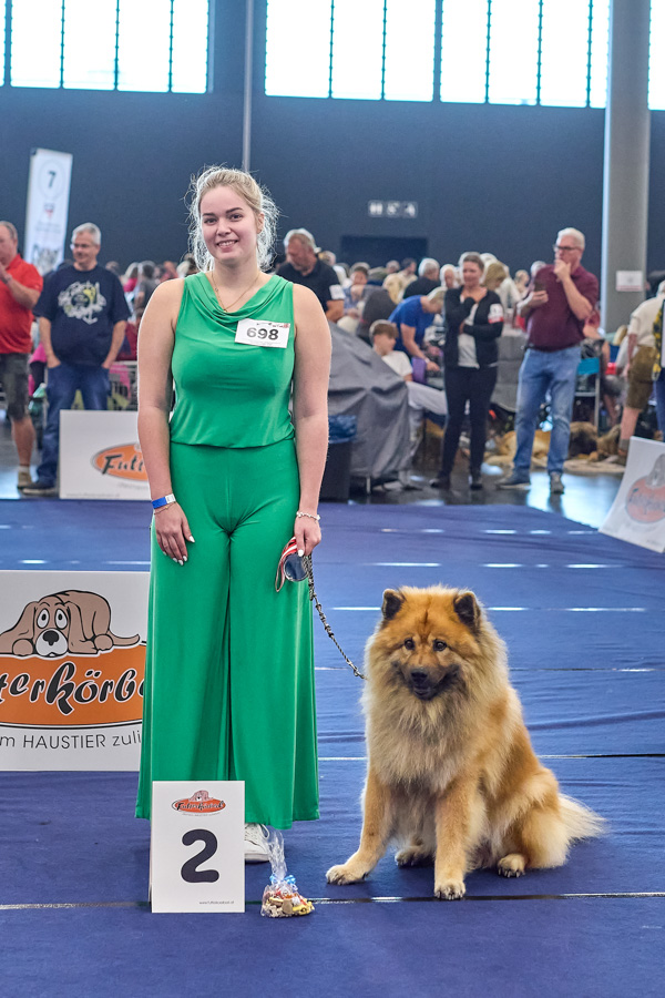 Rüde Championklasse 2. Platz
