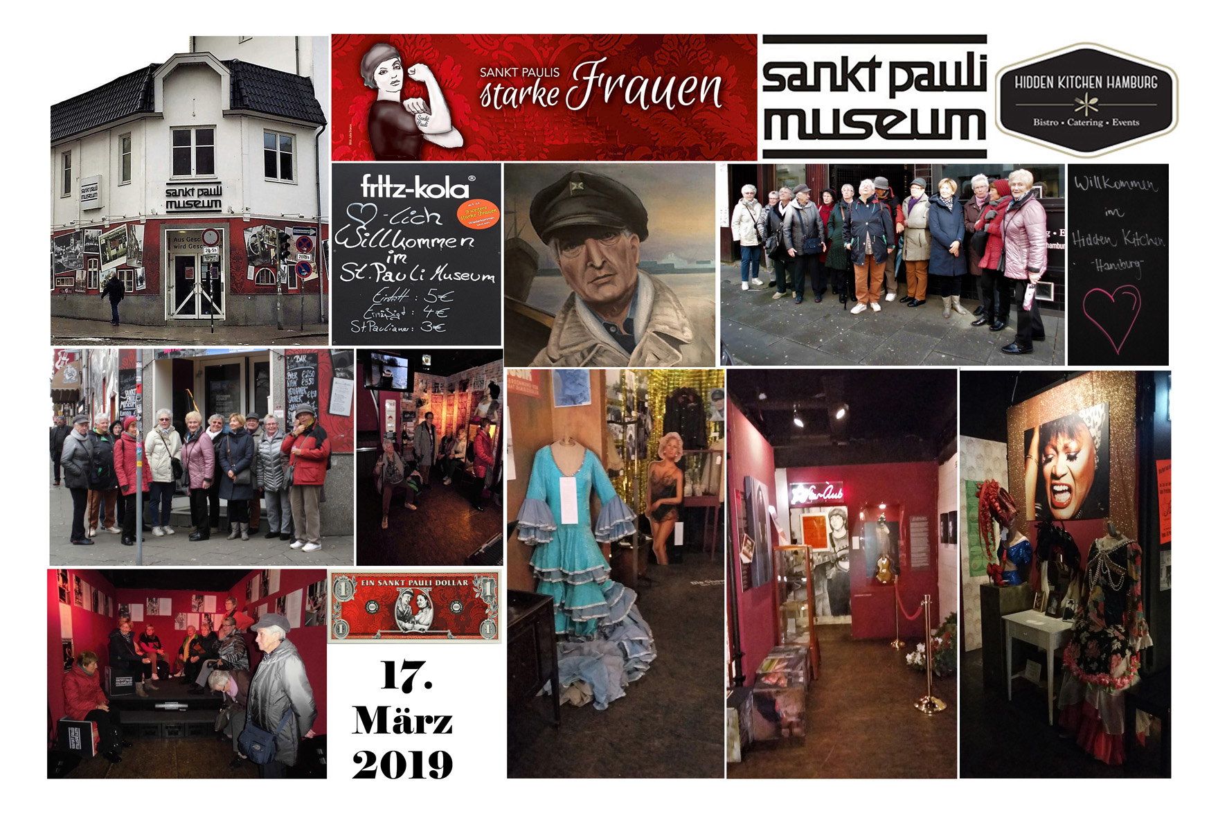 NeNo/Glashütte 2: Besuch im St. Pauli Museum, 17.03.2019 (Fotos: Tom)