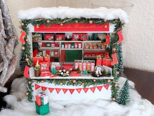 Mini-Weihnachtsmarktstand