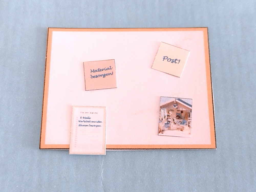 Miniatur-Bürozubehör 1:12 basteln