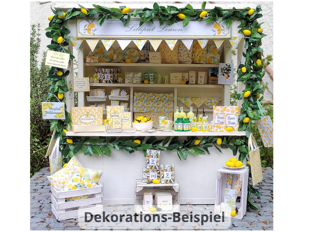 Miniatur-Marktstand 1:12 Anleitung