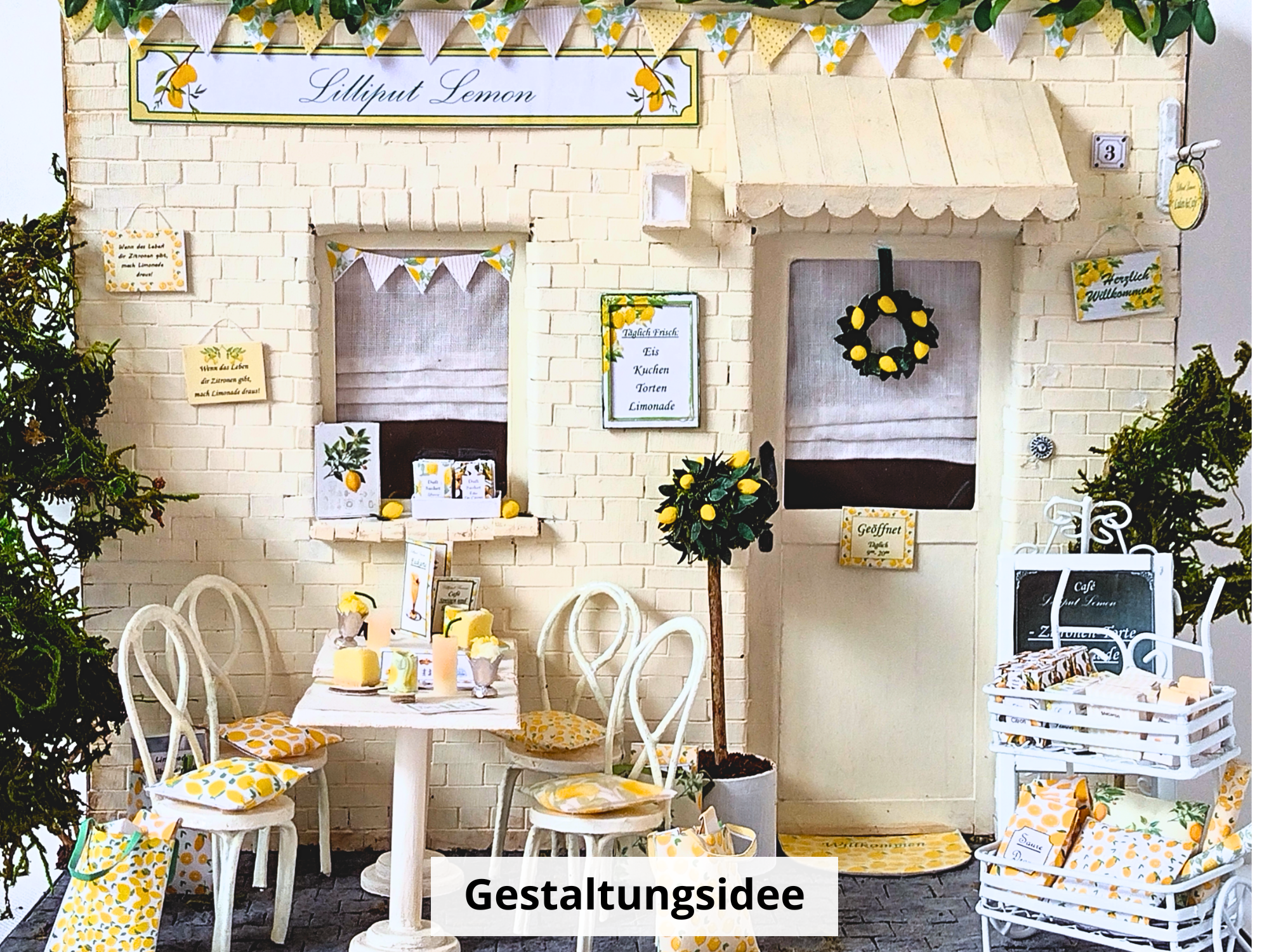 Miniatur-Cafézubehör 1:12 basteln