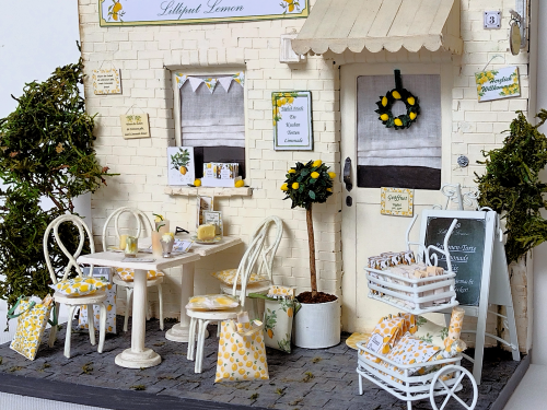 Mini-Laden und Café