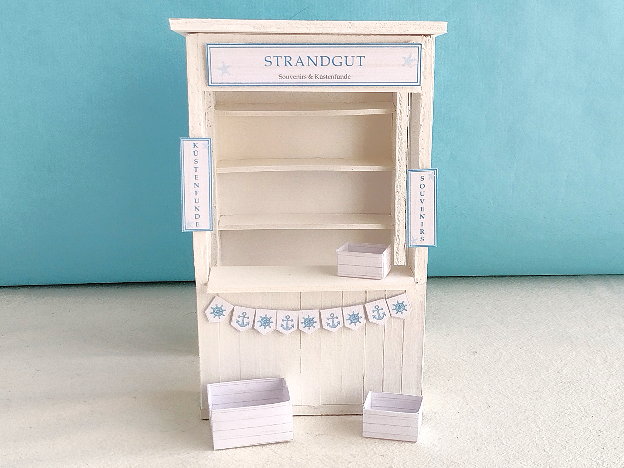 Miniatur Küstenstand-Zubehö
