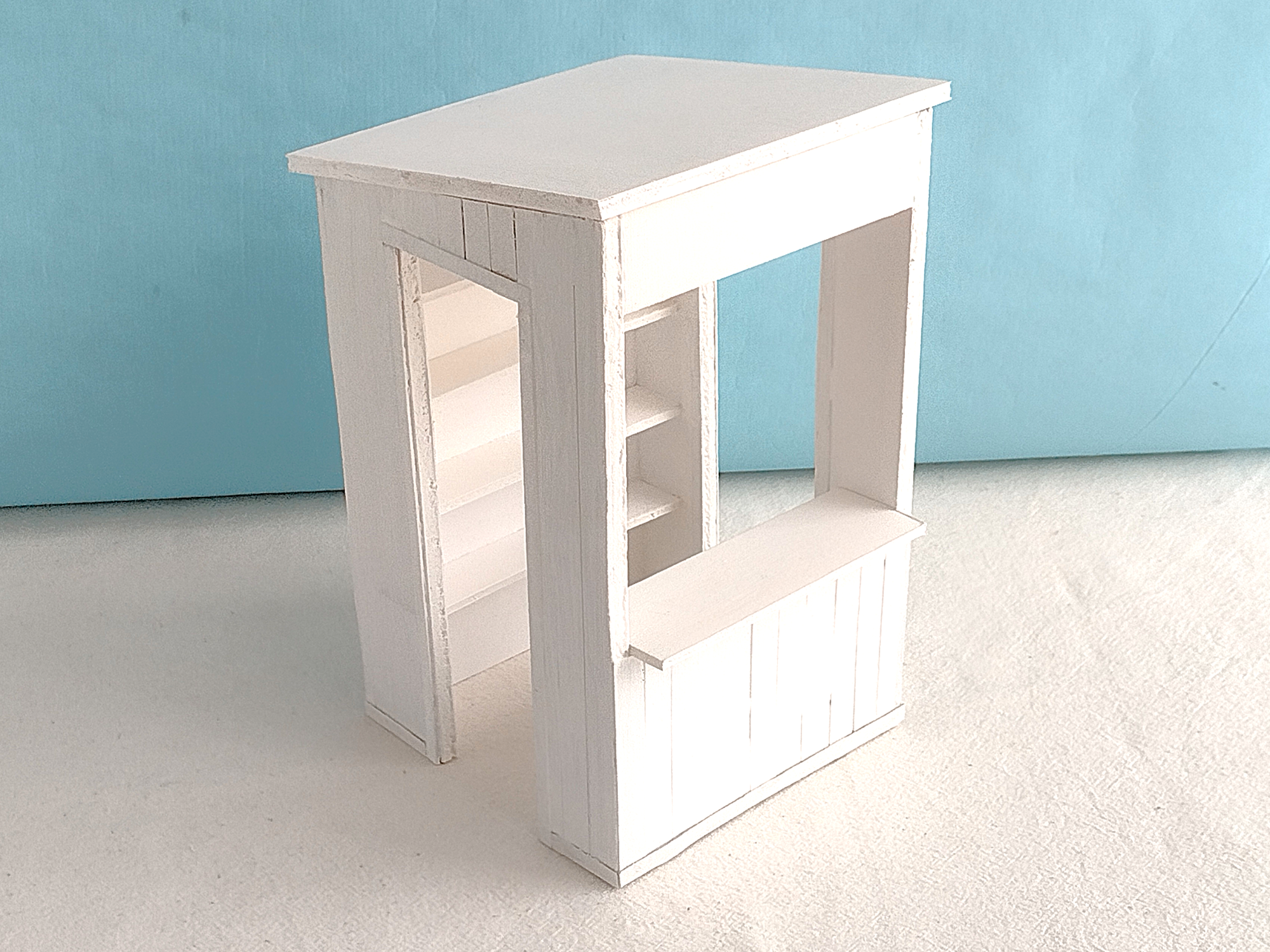 Miniatur-Marktstand 1:12 Anleitung