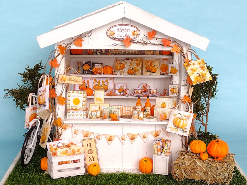 Mini-Herbst-Marktstand