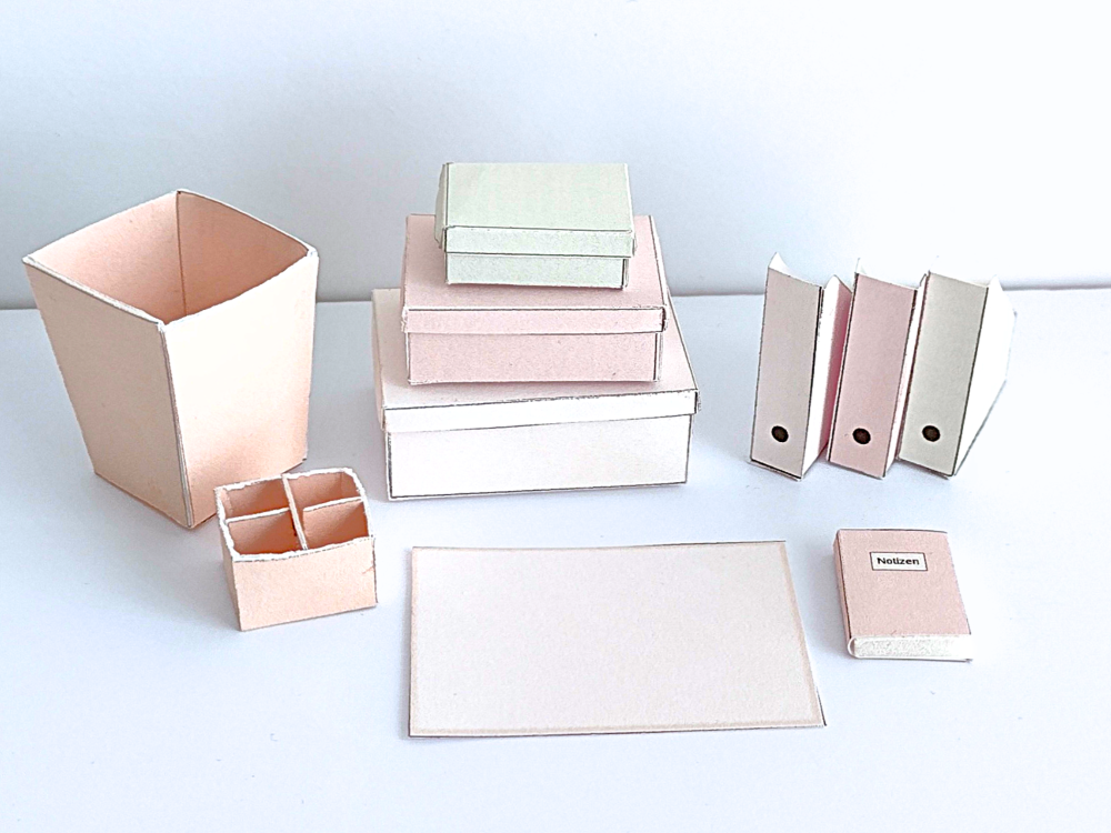 Miniatur-Büro-Set 1:12