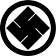 丸に隅立て右万字