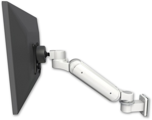 ASUL180BV-W5 医療用コンパクト高可動モニターアーム ディスプレイ用 ウォールチャネルマウント