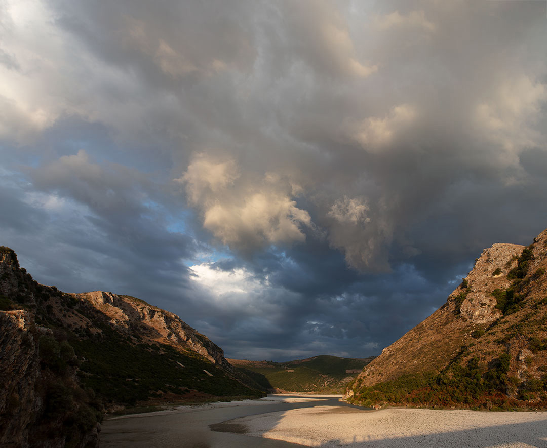 Vjosa near Pocëm, Albania, 2021