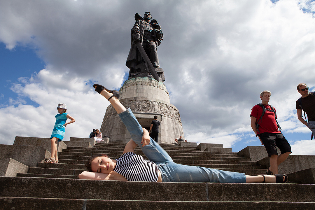 Soviet War Memorial, 2018 with Imogen Burell