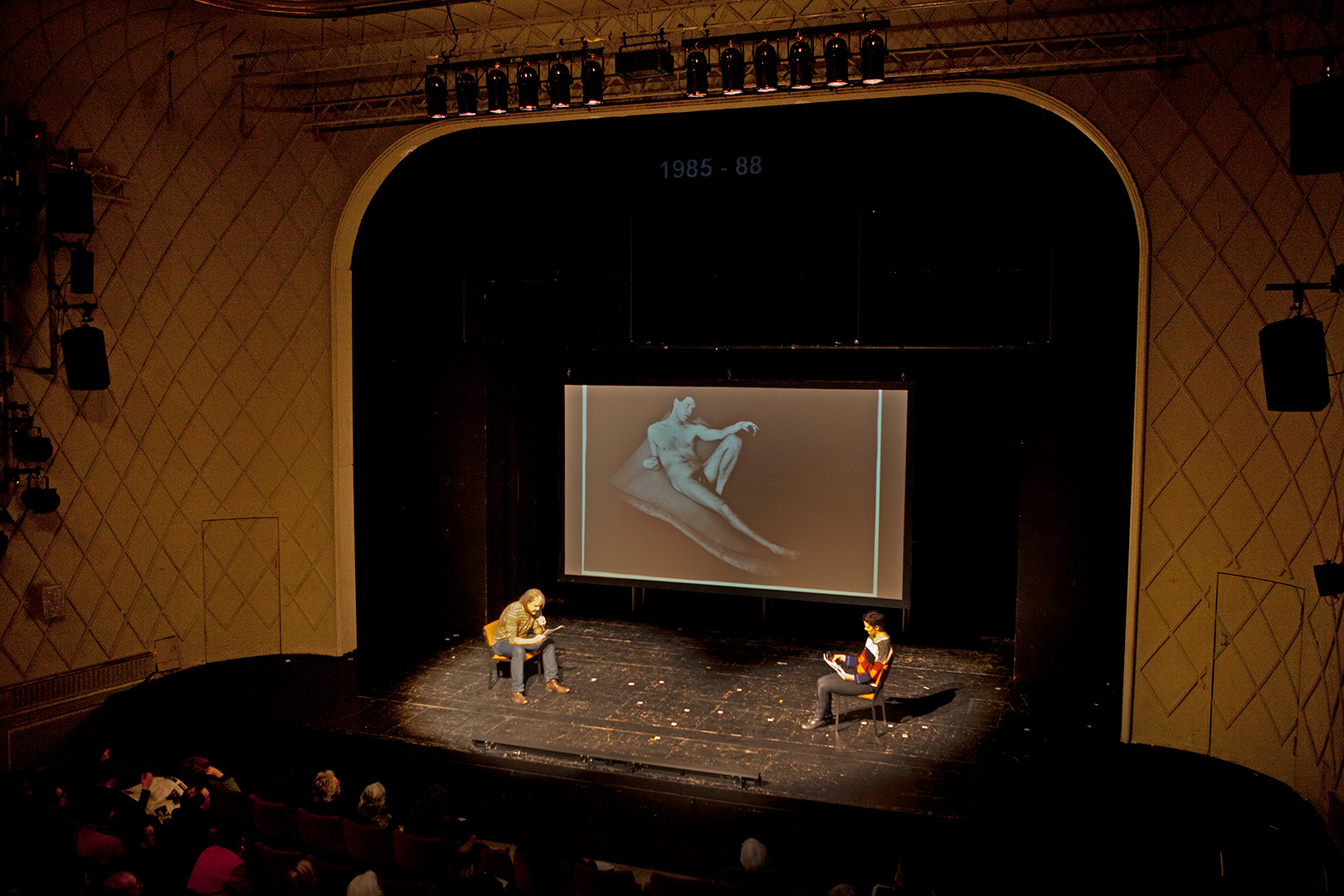 The Diaries of Einar Schleef, reading with Andreas Leupold, Maxim Gorki Theater, 2012 