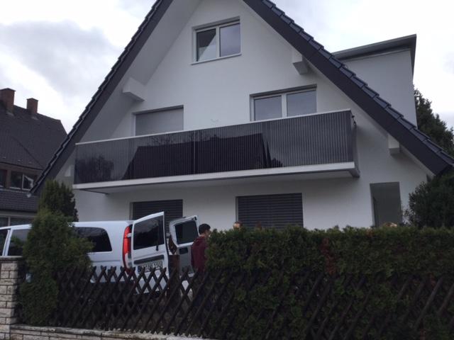 Balkon Solaranlage