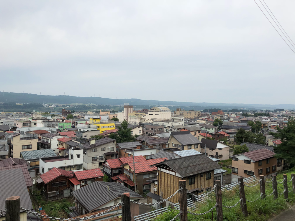 十日町の諏訪様からの景色