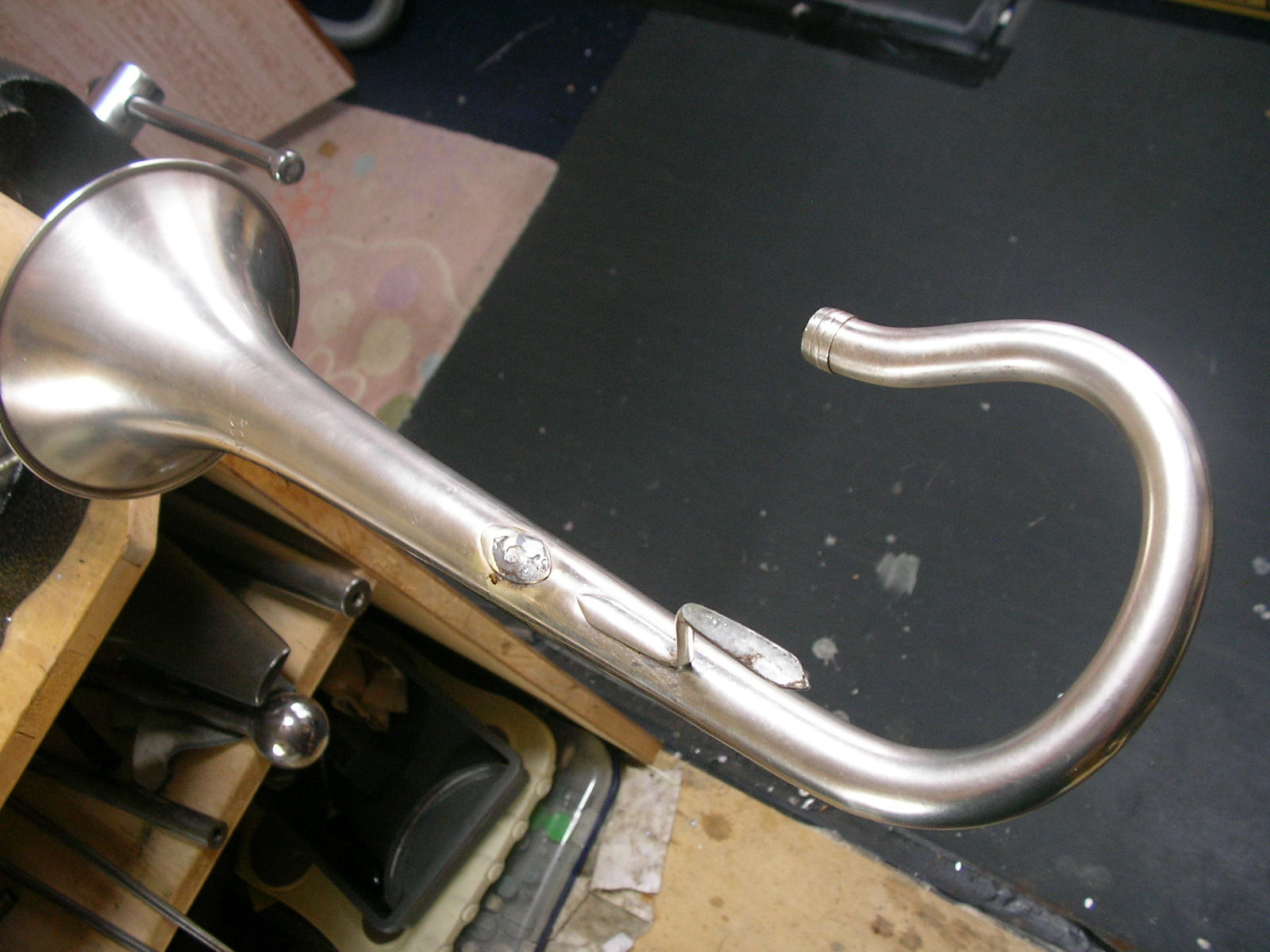 Boosey & Hawkes Regent Bb コルネット 定期メンテナンス 半田付け