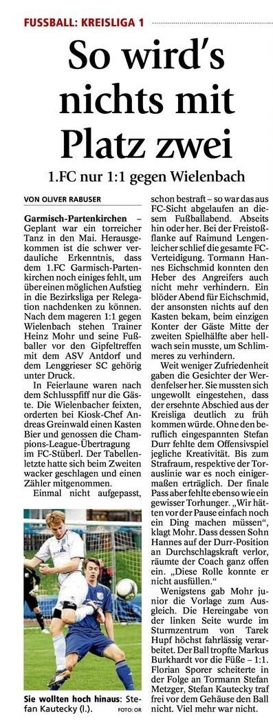 Ga Pa Tagblatt vom 02.05.2013