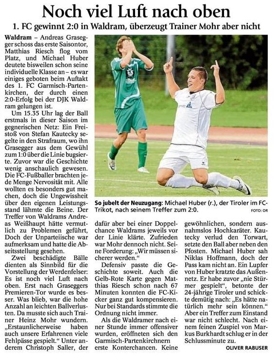 Ga Pa Tagblatt vom 30.7.2012