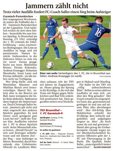 Ga-Pa Tagblatt vom 03.09.2016