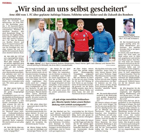 Ga-Pa Tagblatt vom 25.06.2016