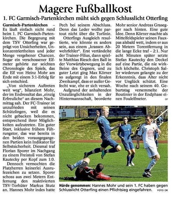 Ga Pa Tagblatt vom 15.04.2013