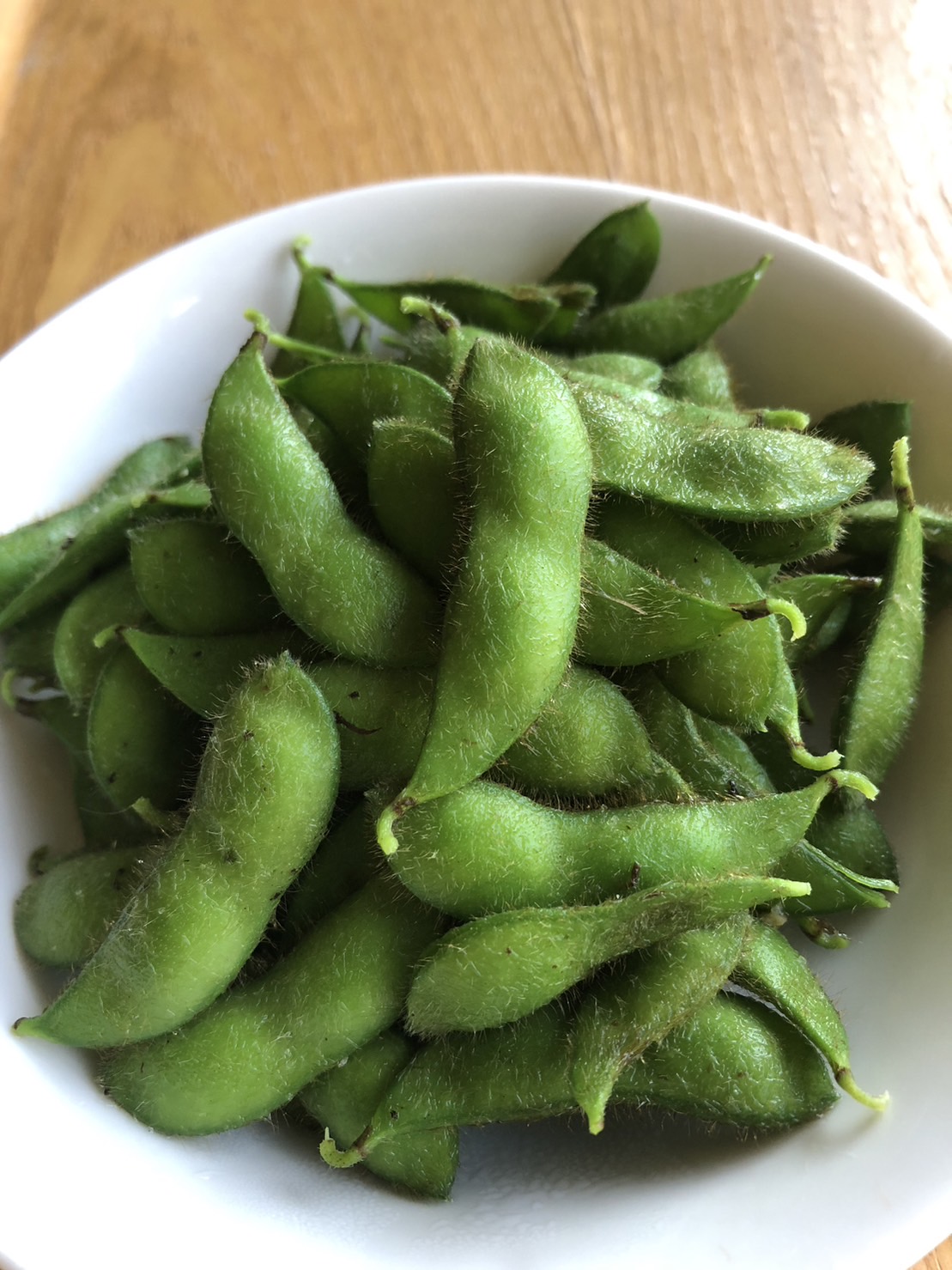 盆茶豆ができています