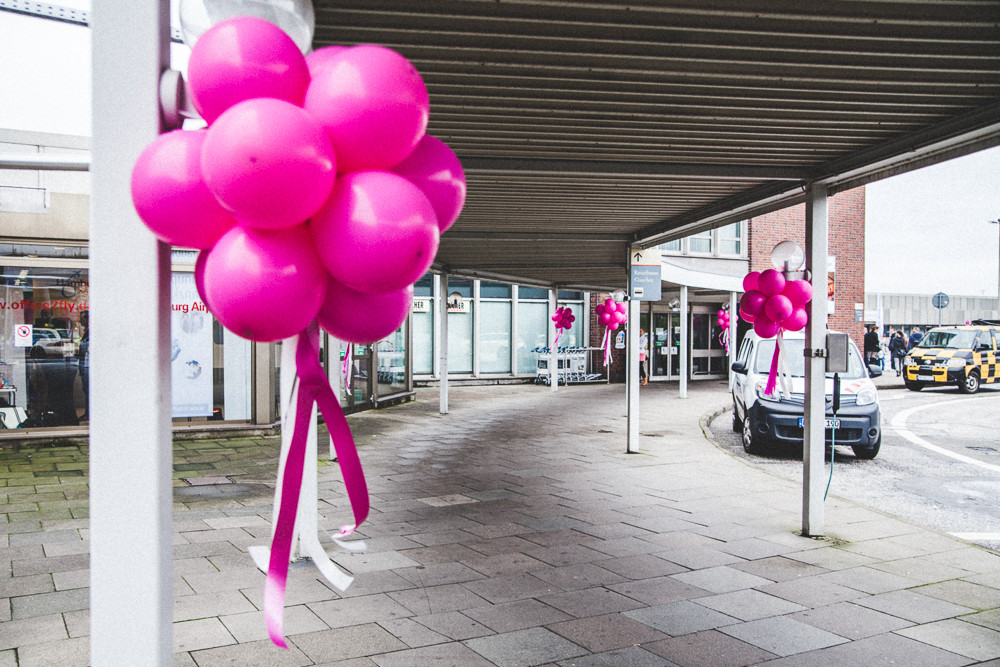 Eingang zur Hochzeitsmesse "Trau Dich" in Hamburg / Foto von Anne Hufnagl Hochzeitsfotograf Hamburg