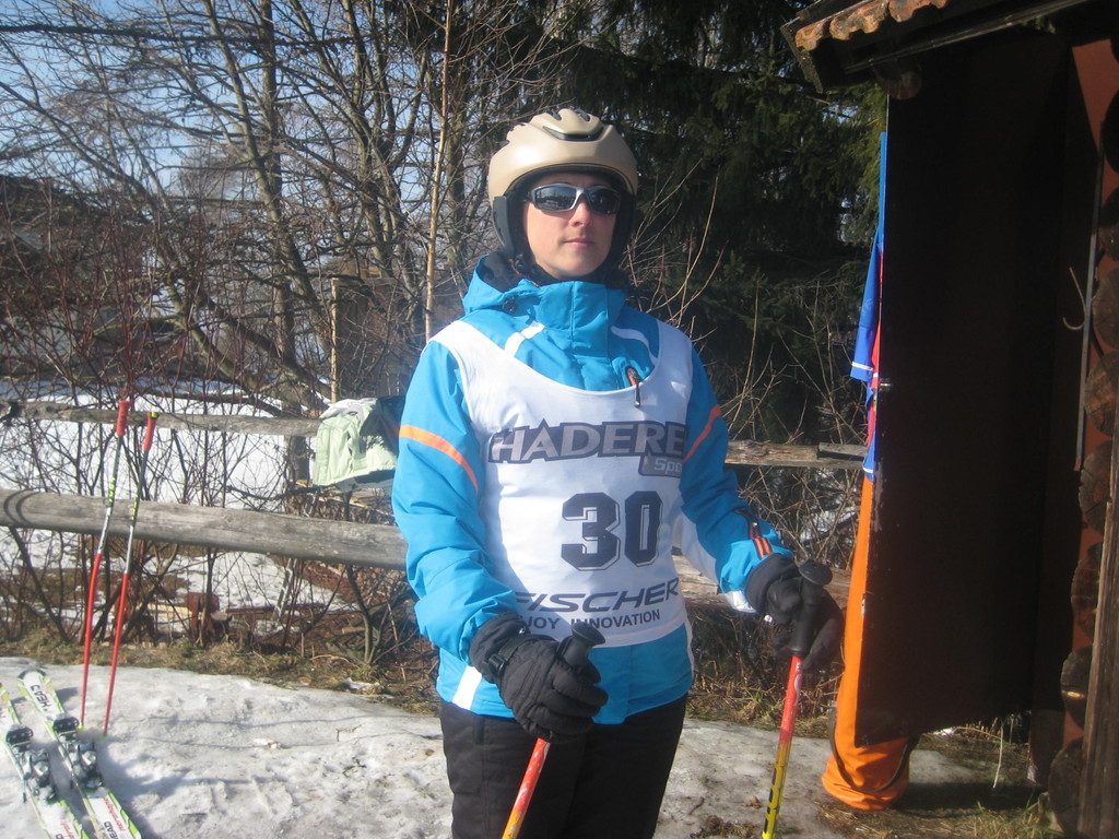 Regina sehr konzentriert vor dem Start