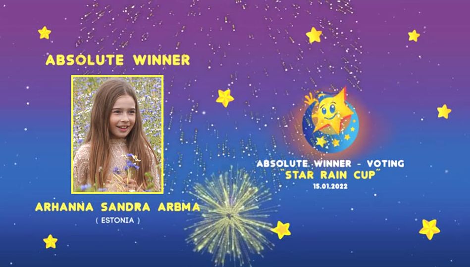2022: Arhanna Sandra Arbma - Absolute Gewinnerin des "Star Rain Cups" 2021