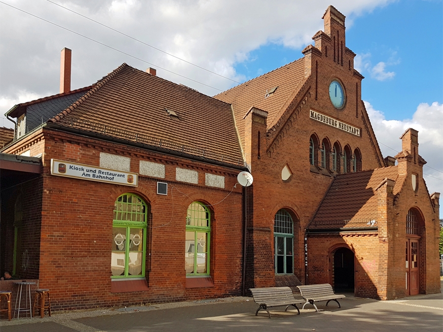 Der Bahnhof Magdeburg-Neustadt ist heute ein Sanierungsfall.