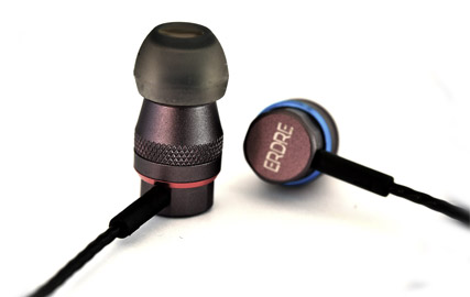 Ecouteurs intra-auriculaires Erdre D201G à double transducteurs dynamiques de la marque française Erdre Audio