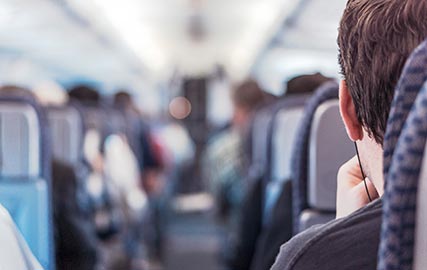 écouteurs Erdre Audio dans le train