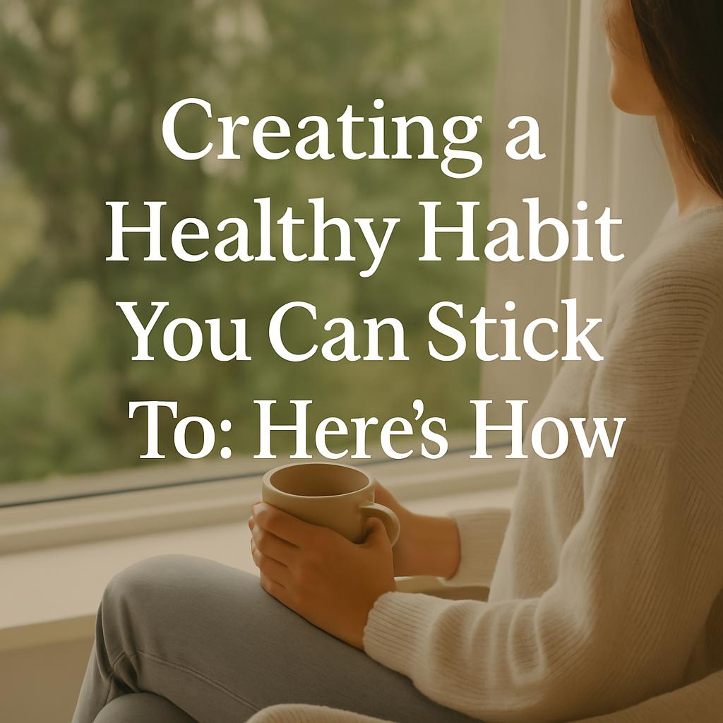 Creating a healthy habit you can stick to: Here's how