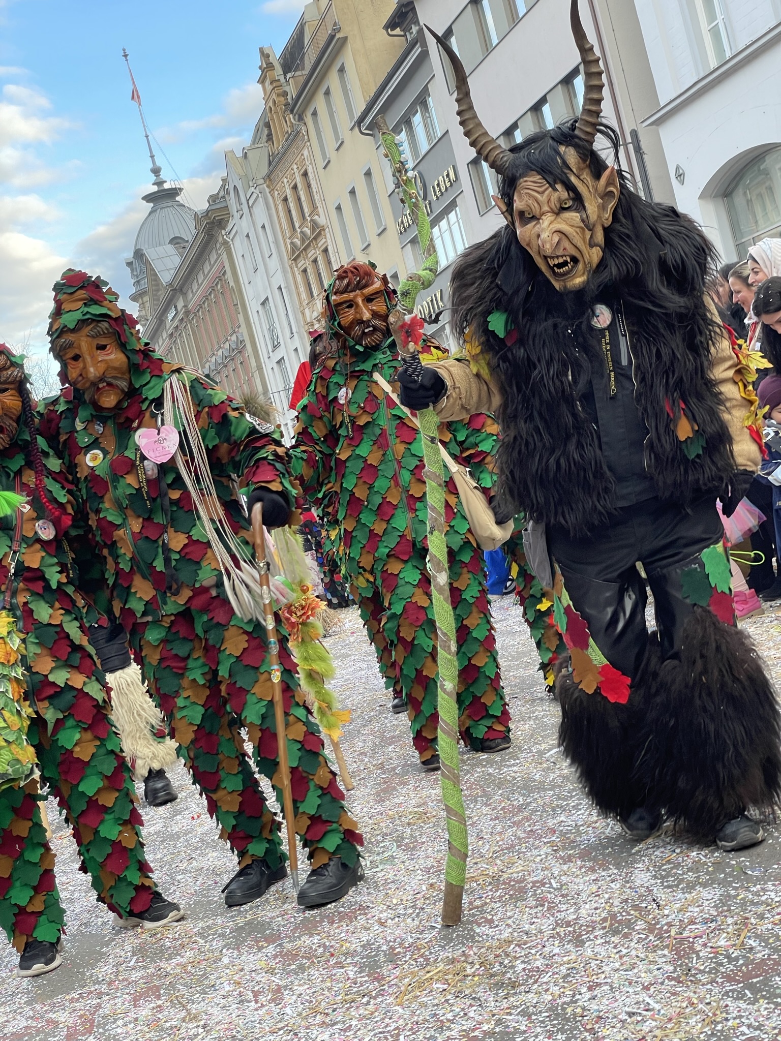 Umzug Konstanz Bruderhof Waldschrat Zunft