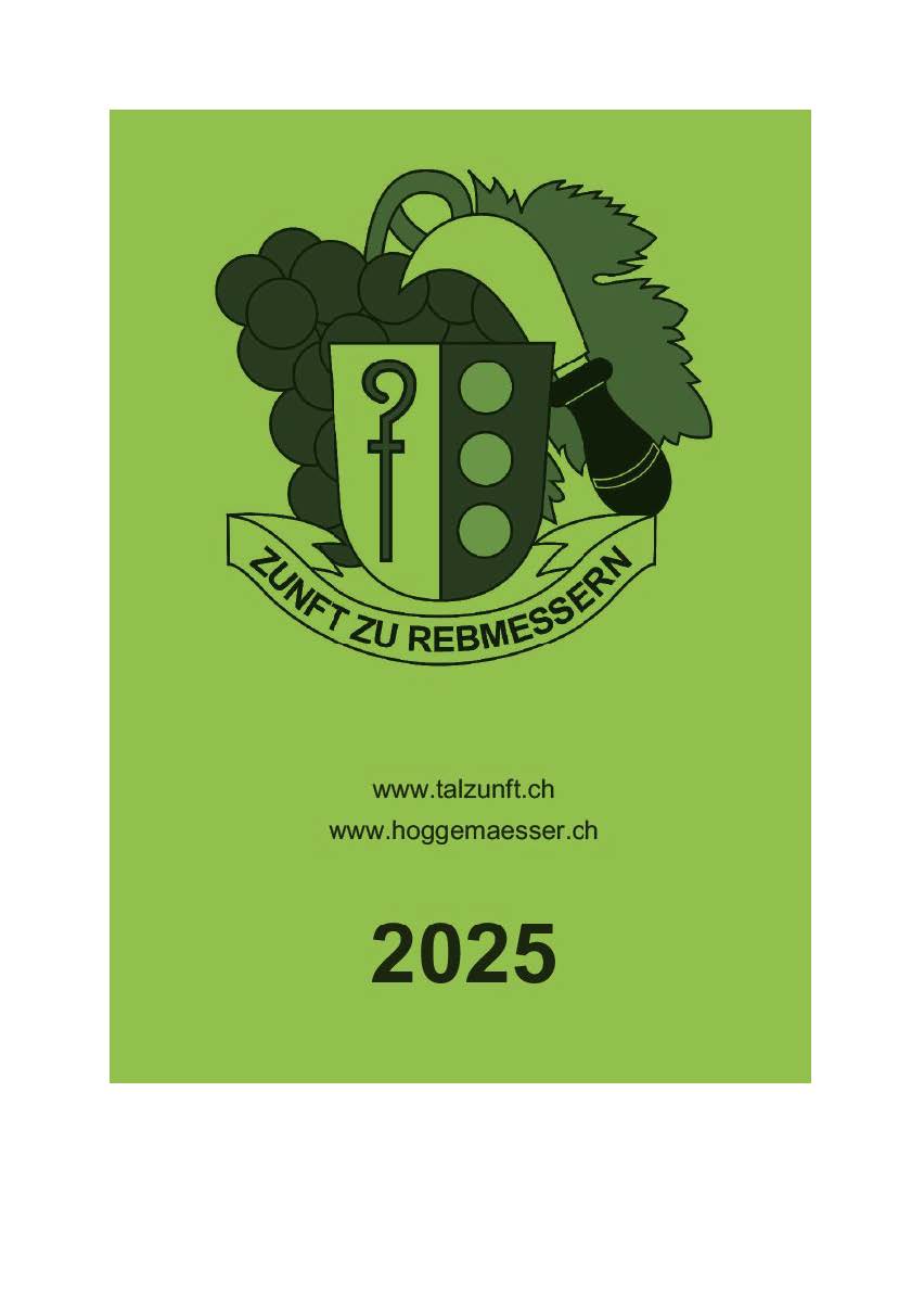 Zunftversammlung vom 21.11.2025