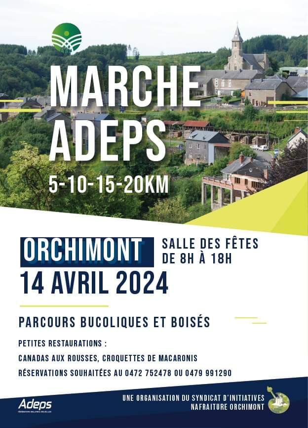 Marche ADEPS du 14/04/2024