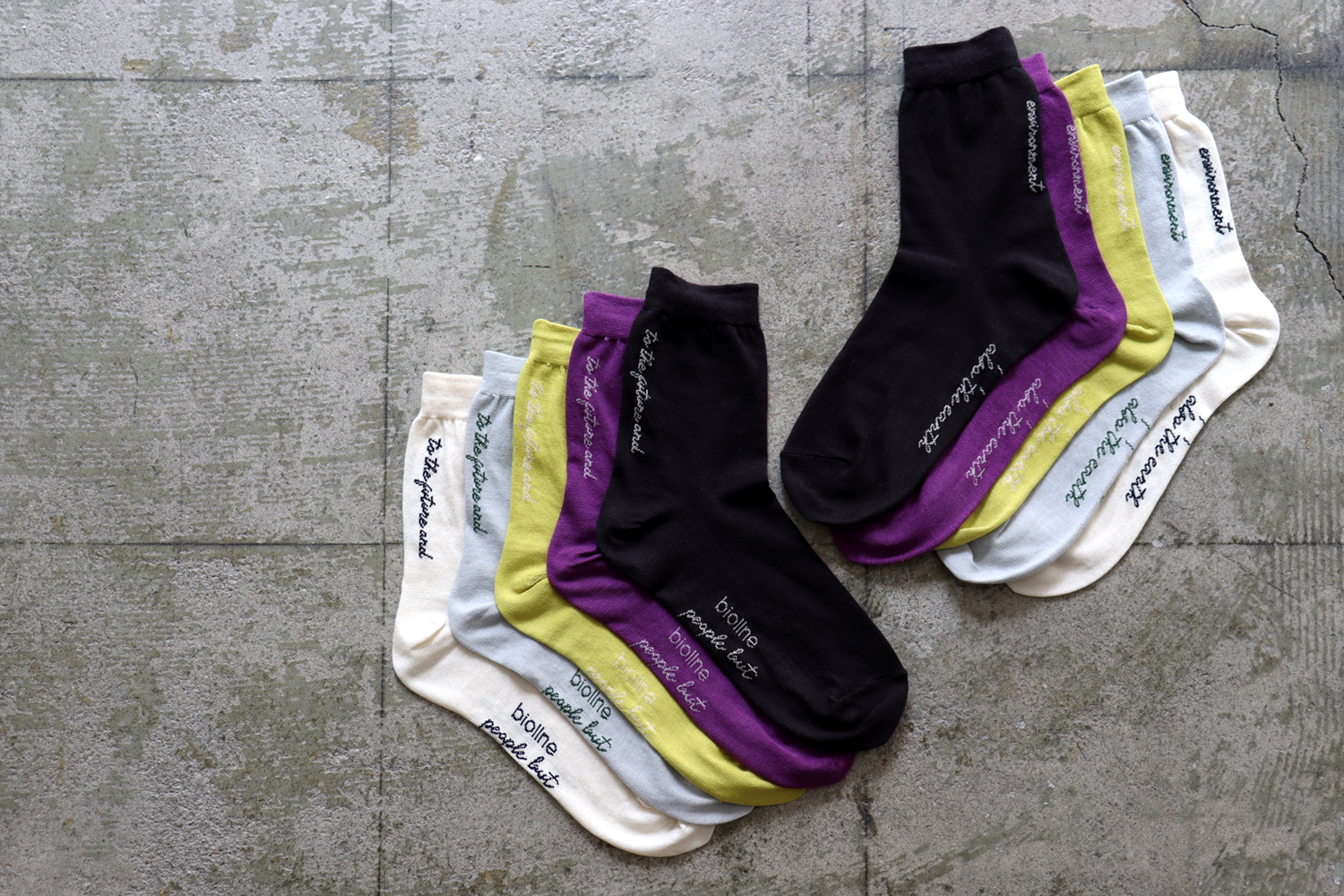 biollne(ビオルネ) オーガニックコットン 靴下 レディース 日本