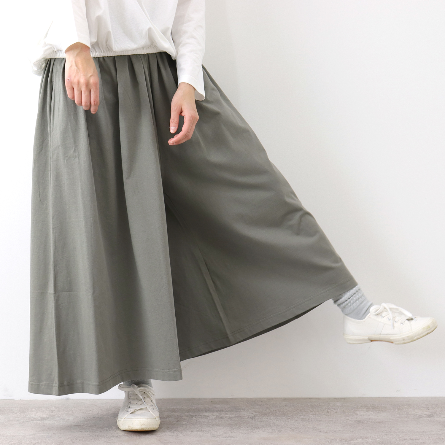 harmonie Organic Cotton | ギャザーパンツ オーガニック harmonie Organic Cotton | ギャザーパンツ オーガニック