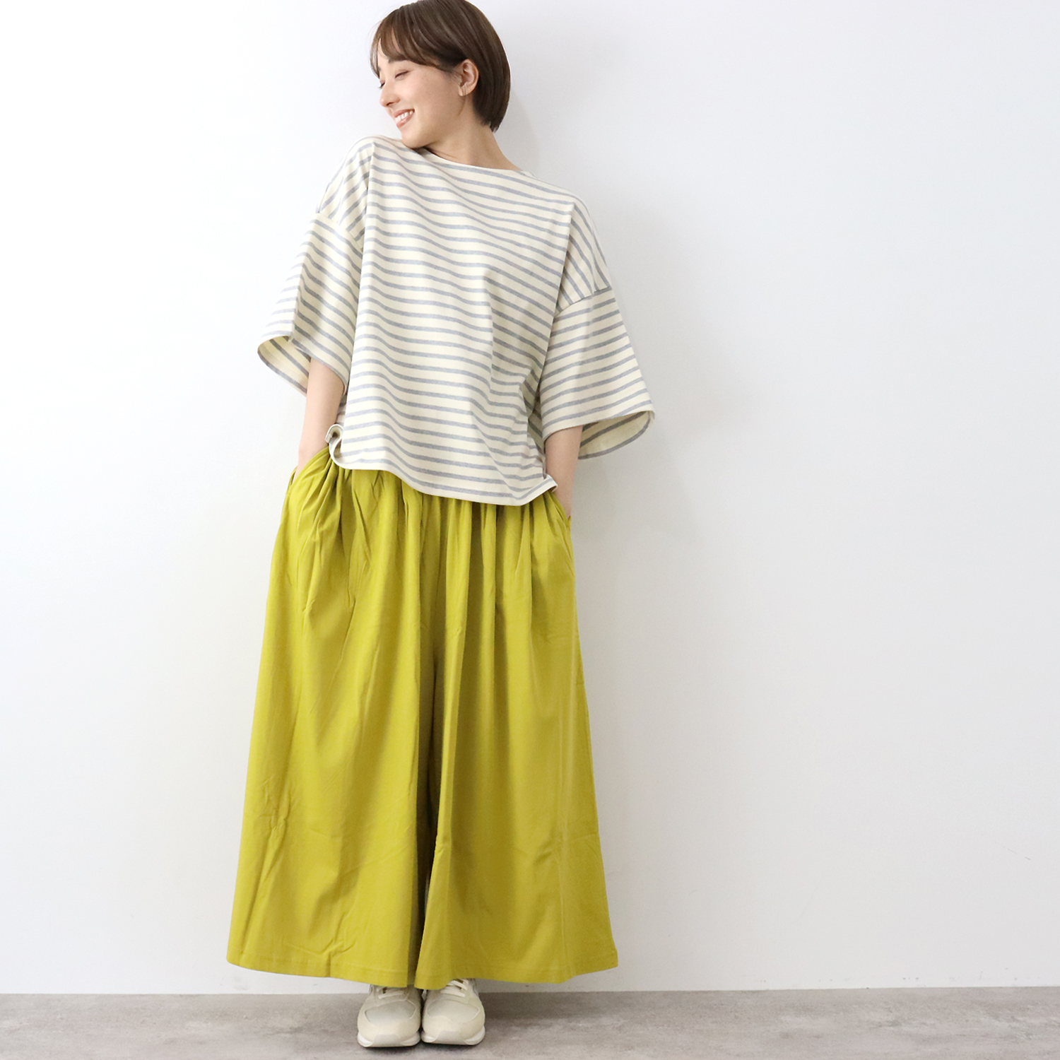 harmonie Organic Cotton | ギャザーパンツ オーガニック harmonie Organic Cotton | ギャザーパンツ オーガニック