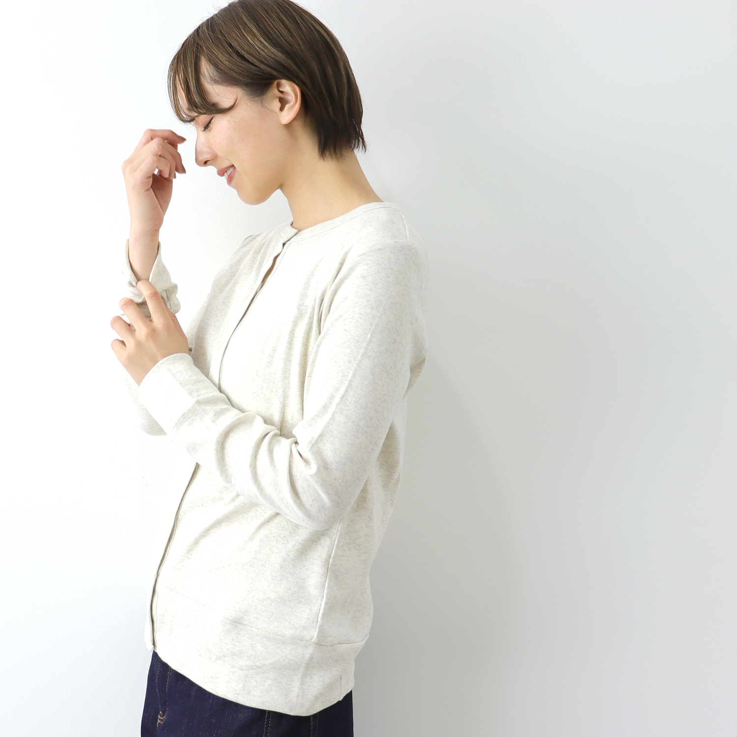 harmonie Organic Cotton | 長袖カーディガン オーガニック harmonie Organic Cotton | 長袖カーディガン オーガニック