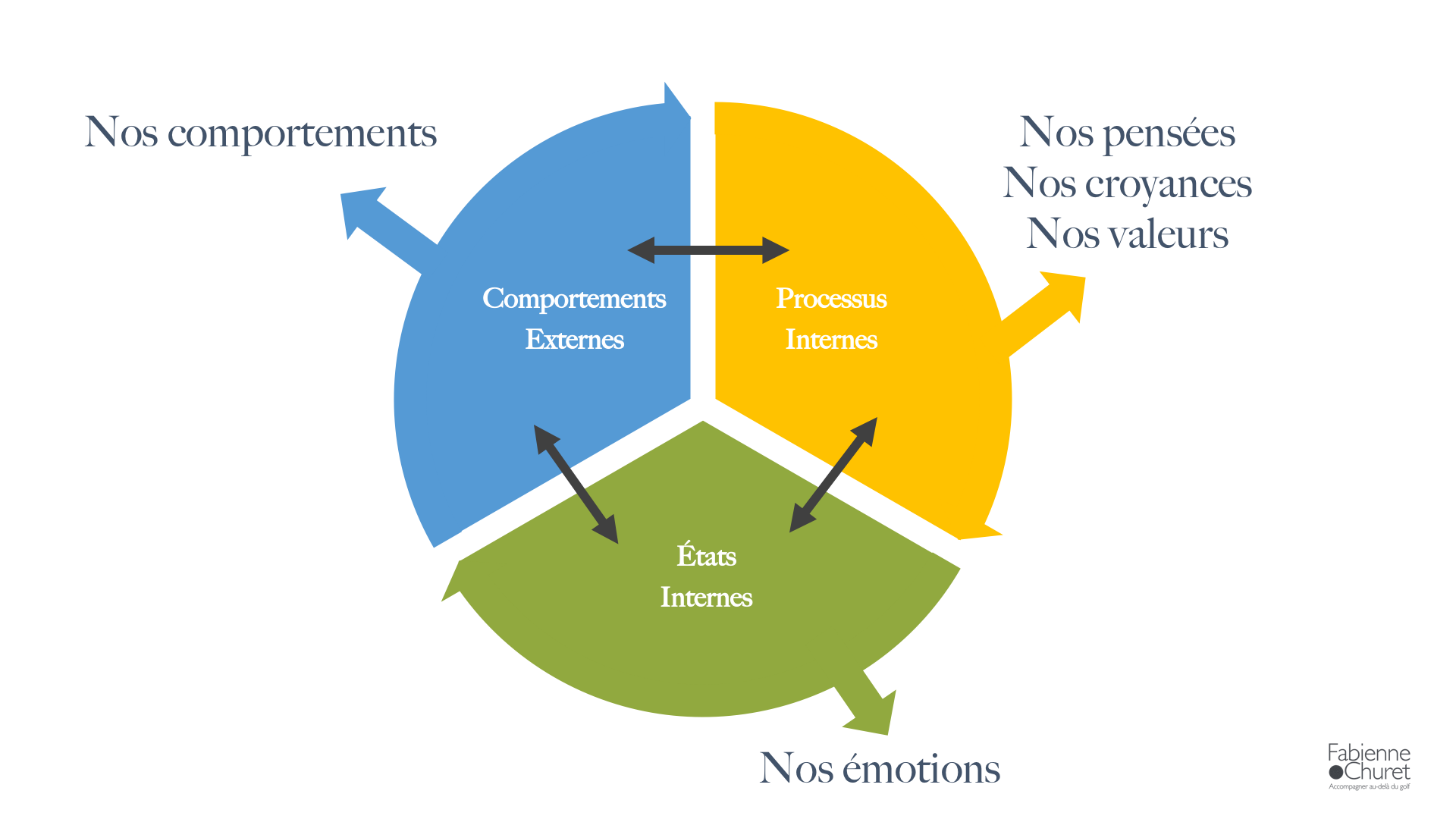 Les trois pôles du fonctionnement humain