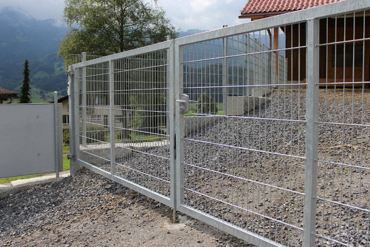 Doppelstabmattentor zweiflüglig