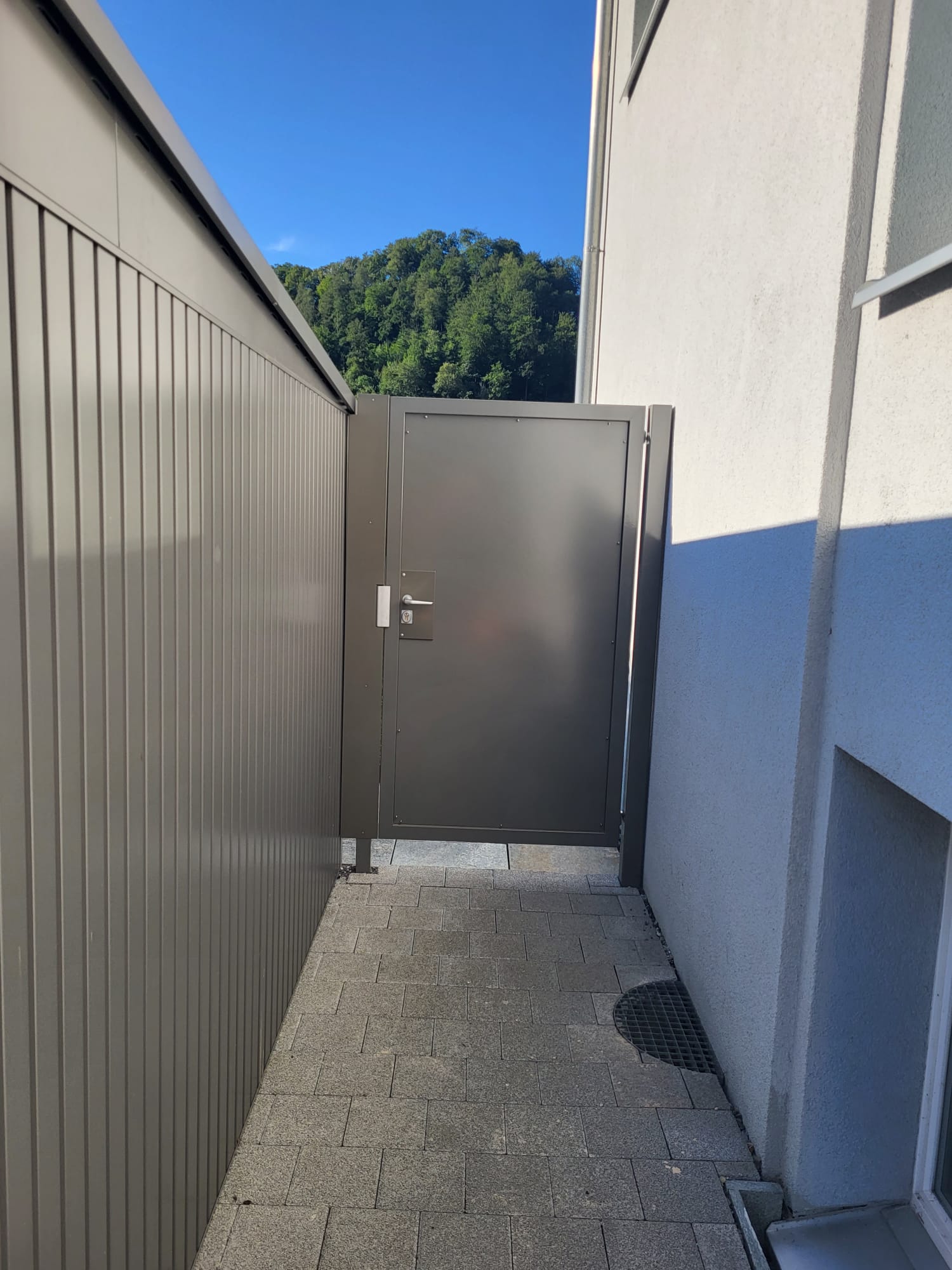 Stahltür blickdicht