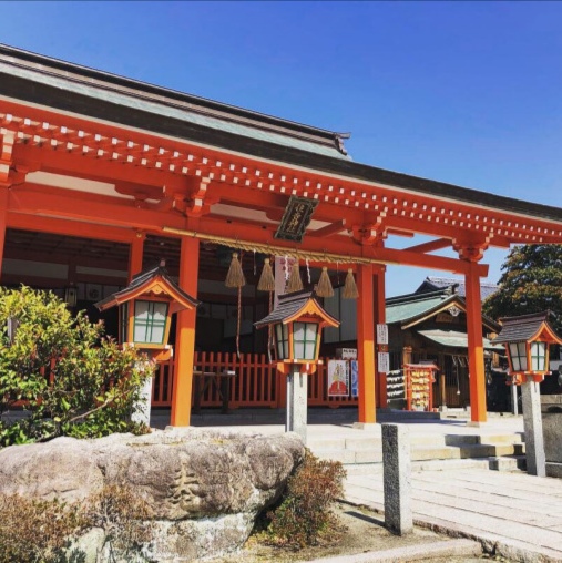 姪浜住吉神社のカッパ面がリニューアルされました♪