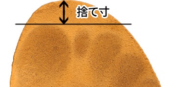 取り外せるインソールなら目で確認ができます