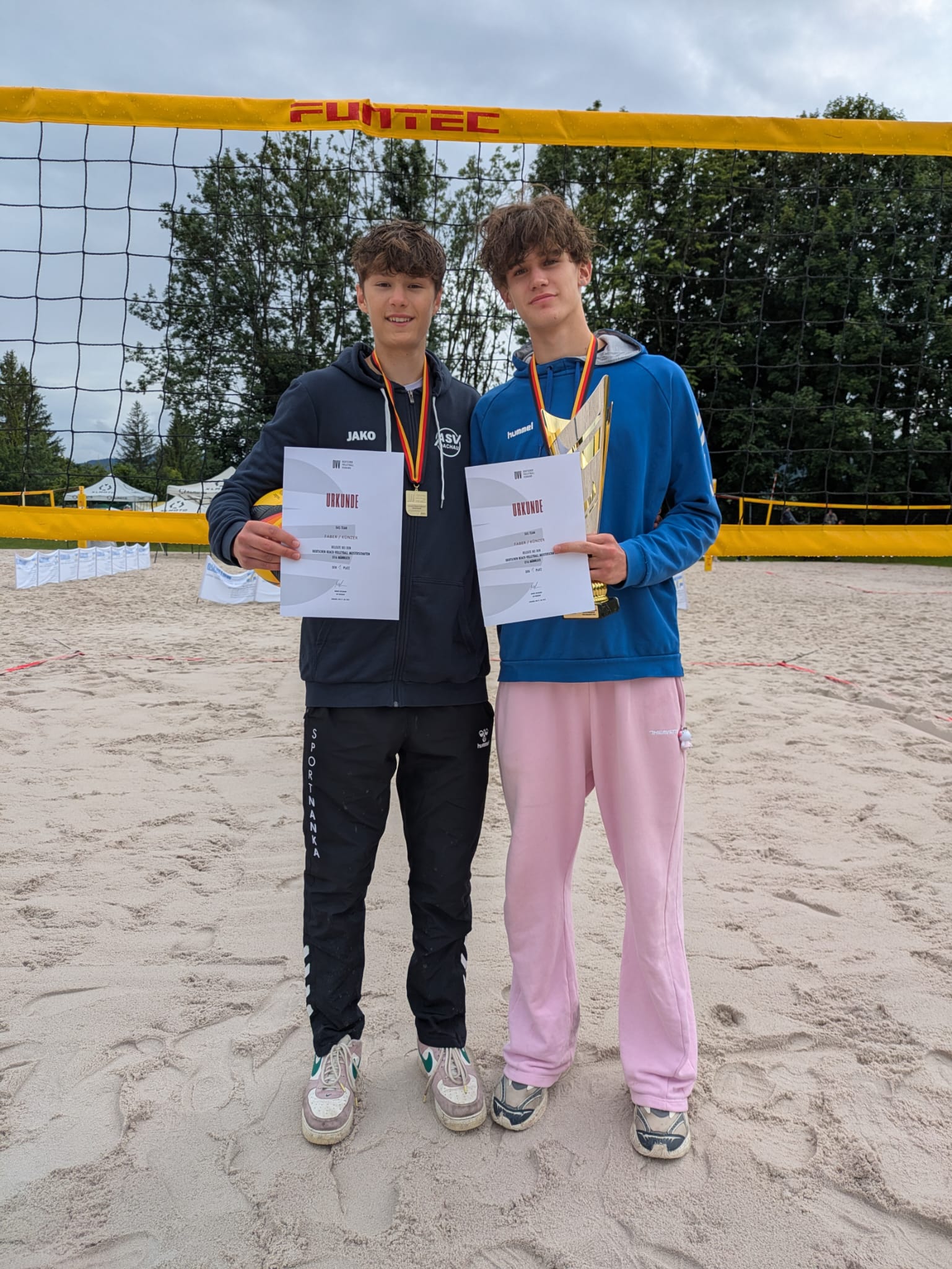 DJM U16: Emil holt mit seinem Partner Hendrik Gold nach Bayern!