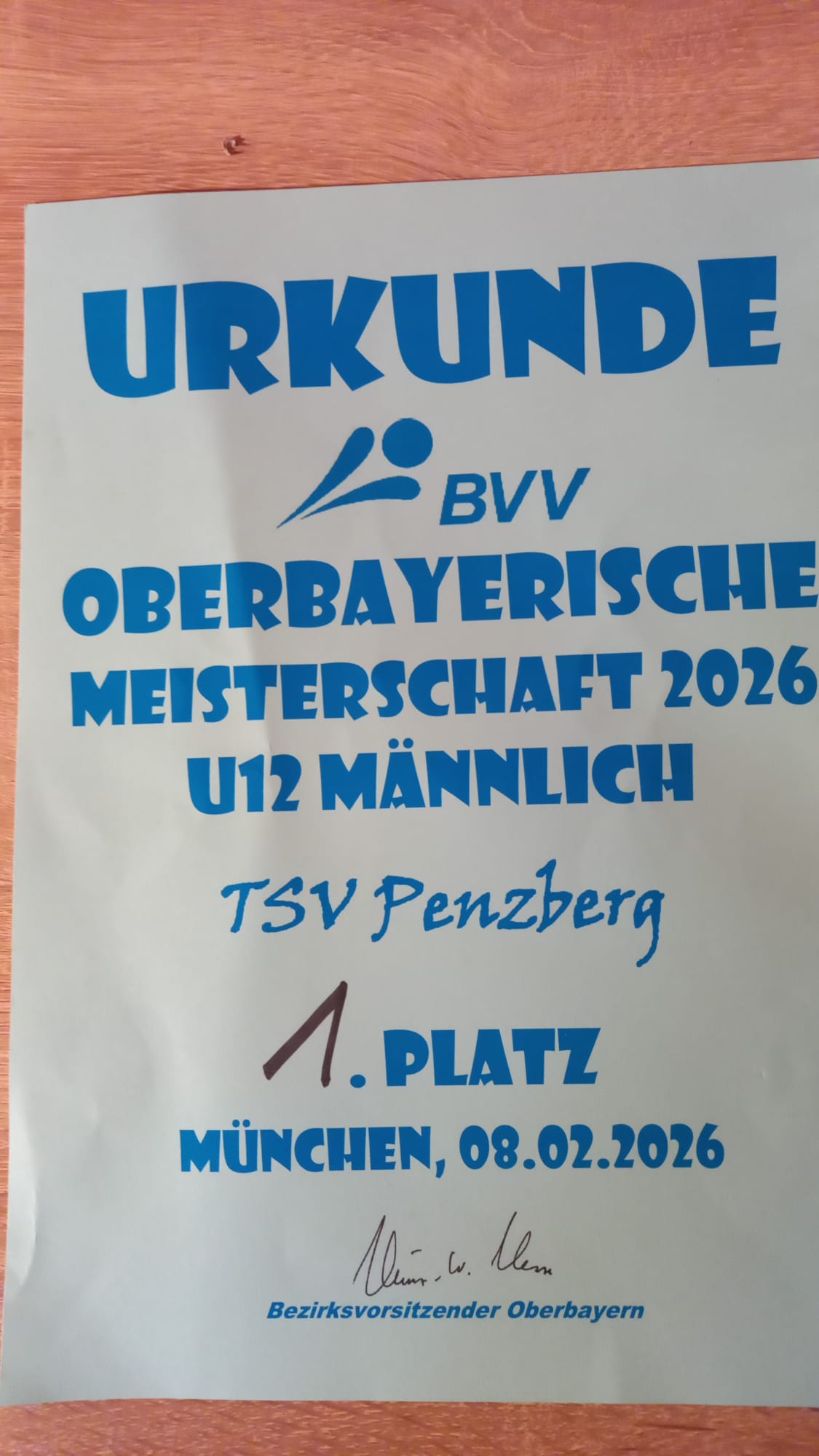 U12: Berziksmeisterschaft Gruppe 2 gewonnen!