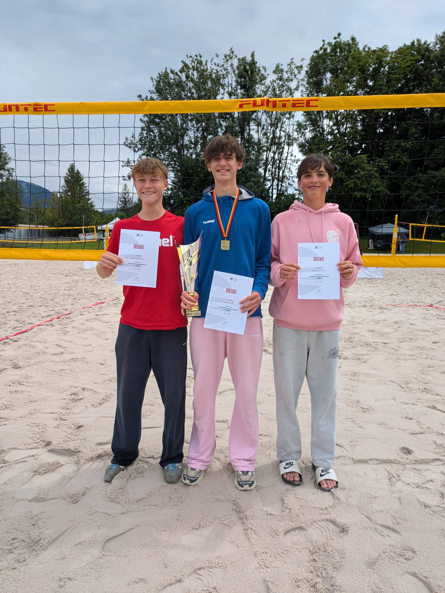 DJM U16: Der TSV war mit Jordi, Emil und Maxi stark vertreten