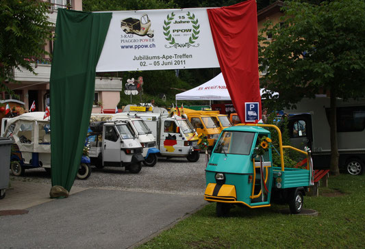 Jubiläums Ape-Treffen, 15 Jahre PPOW, in Kerns 2011